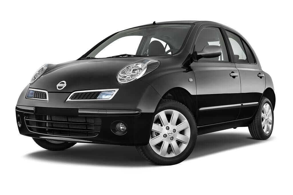 Nissan Micra (Baujahr 2009) Visia 5 Türen seitlich vorne mit Felge