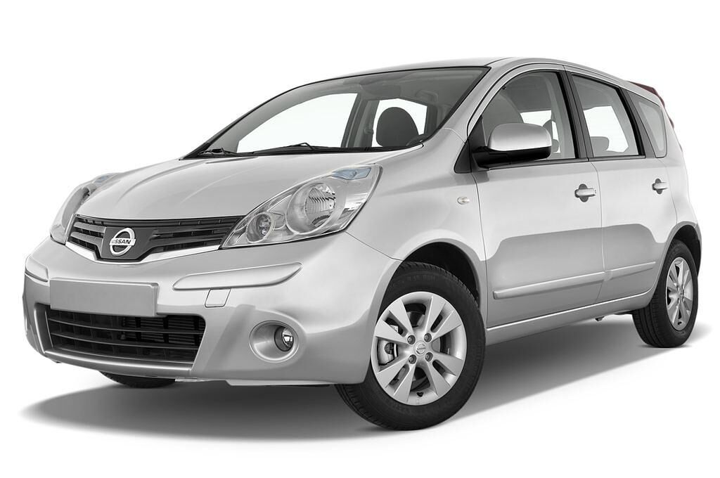 Nissan Note (Baujahr 2010) Acenta 5 Türen seitlich vorne mit Felge