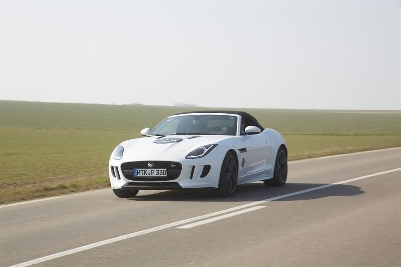 Jaguar Rekordversuch Jabbeke