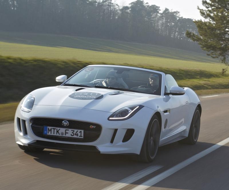 Jaguar Rekordversuch Jabbeke