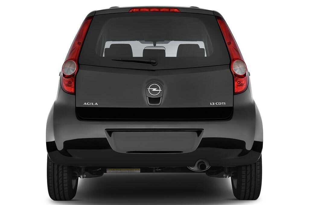 Opel Agila (Baujahr 2011) Edition 5 Türen Heckansicht