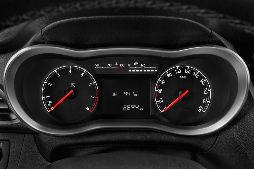 Opel Karl (Baujahr 2016) Exklusiv 5 Türen Tacho und Fahrerinstrumente