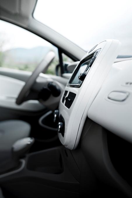 Der Innenraum-Materialien des Renault Zoe ist nicht immer wertig