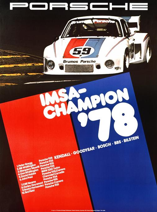 Porsche Plakate 70er und 80er