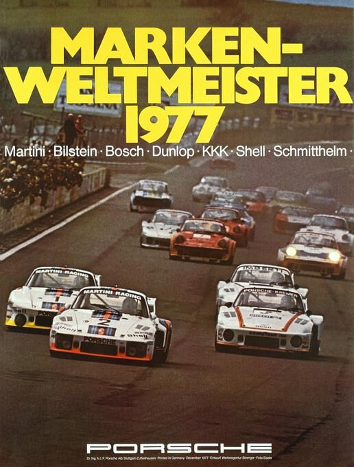 Porsche Plakate 70er und 80er