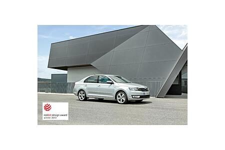 Skoda Rapid mit ‚red dot‘ Designpreis ausgezeichnet
