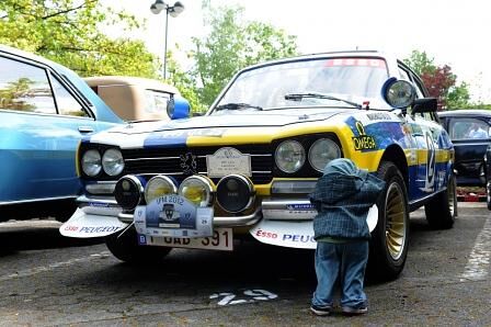 Einst war der 504 der Rallyestar auf dem schwarzen Kontinent - Peugeot Oldtimertreffen Koblenz 2012