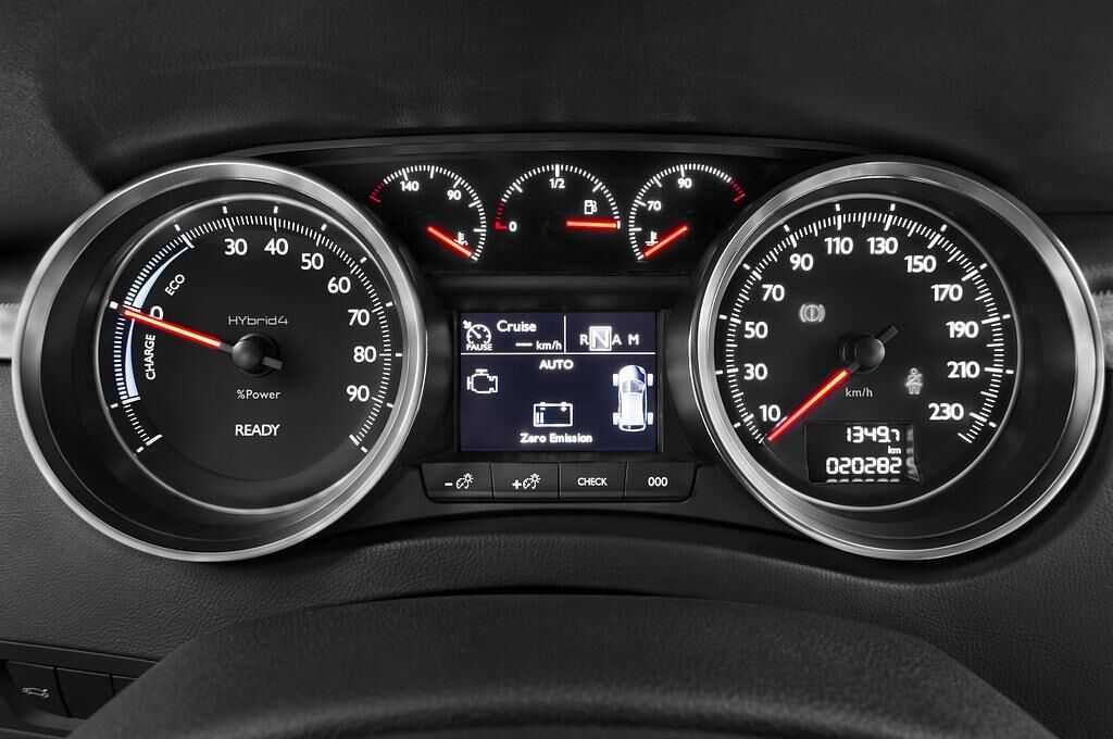 Peugeot 508 (Baujahr 2012) RXH 5 Türen Tacho und Fahrerinstrumente