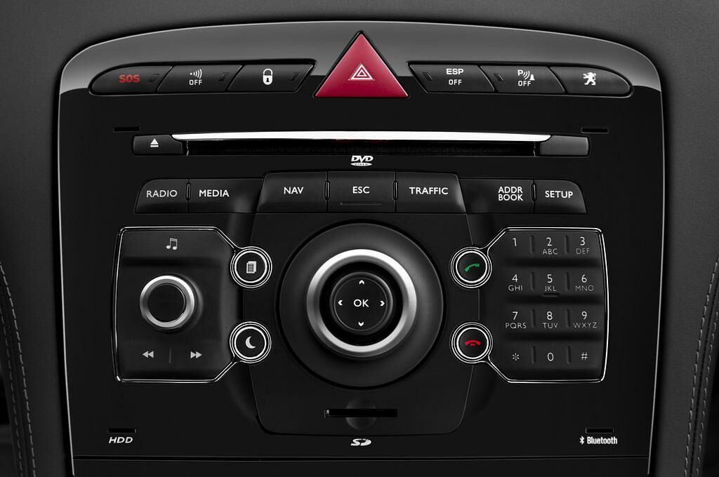 Peugeot RCZ (Baujahr 2011) - 2 Türen Radio und Infotainmentsystem