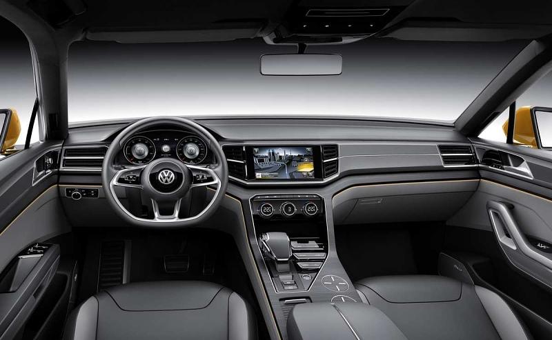 Das Cockpit des VW CrossBlue Coupé.