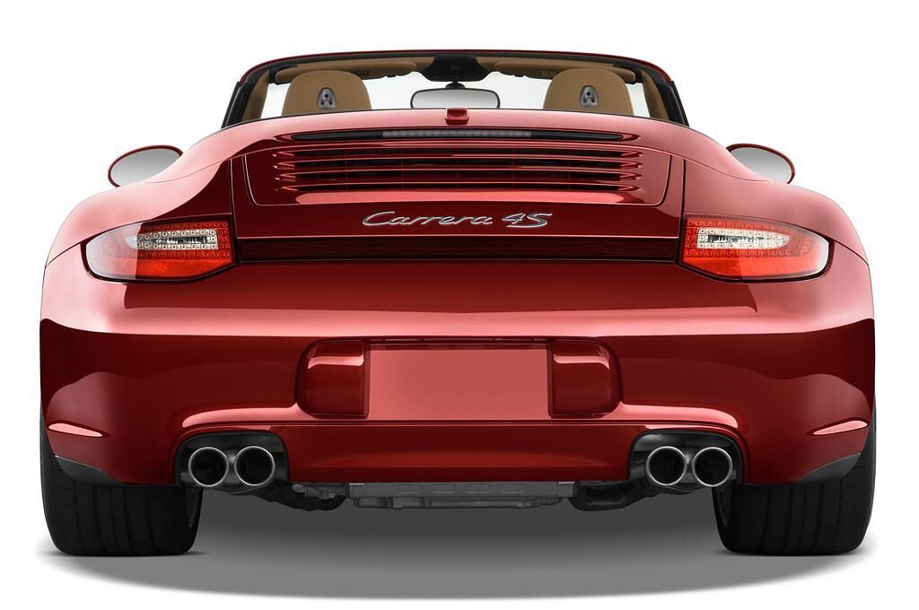 Porsche 911 (Baujahr 2010) Carrera 4S 2 Türen Heckansicht