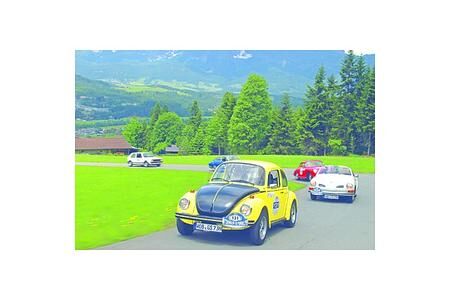 Volkswagen-Klassiker bei der Kitzbüheler Alpenrallye