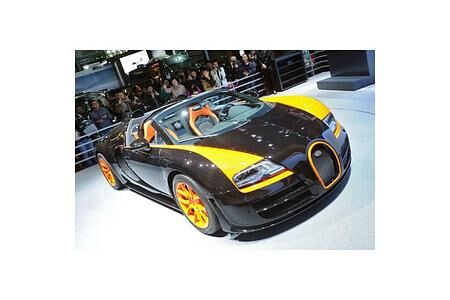 Auto Shanghai 2013: Bugatti zeigt seinen „Weltrekordler“ Veyron Vitesse