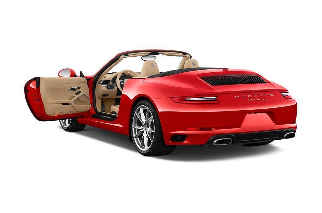 Porsche 911 (Baujahr 2017) Carrera 2 Türen Tür geöffnet