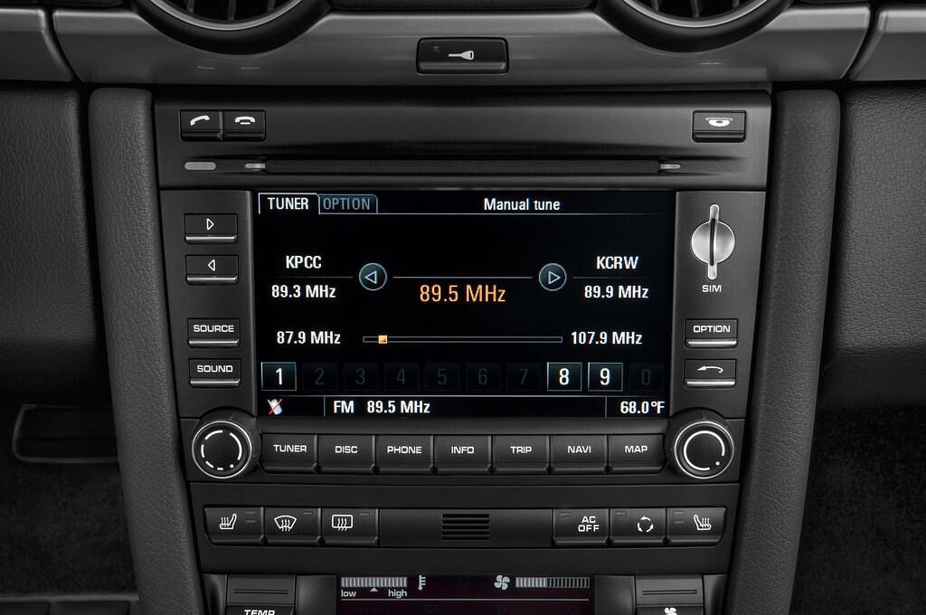 Porsche Boxster (Baujahr 2010) S 2 Türen Radio und Infotainmentsystem