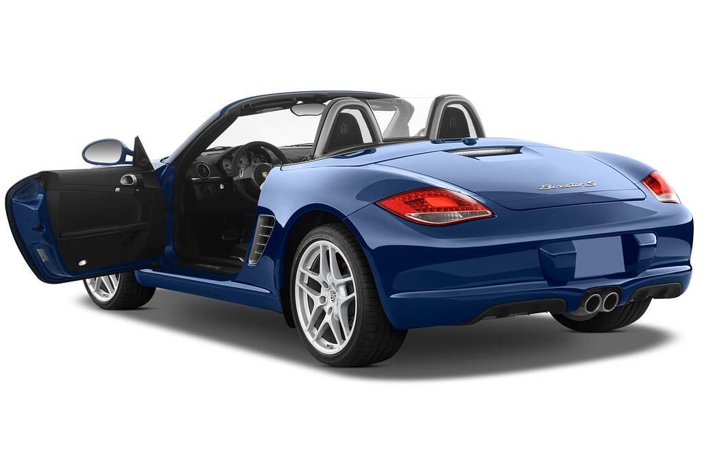 Porsche Boxster (Baujahr 2012) S 2 Türen Tür geöffnet