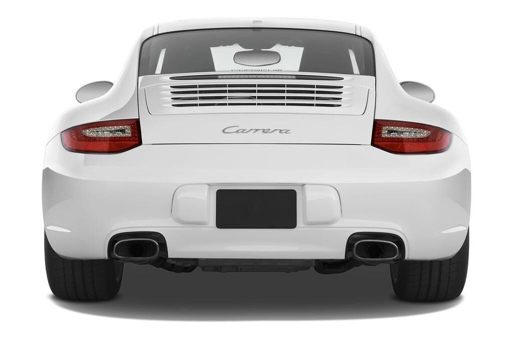 Porsche 911 (Baujahr 2010) Carrera Coupe 2 Türen Heckansicht