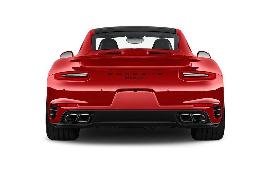 Porsche 911 (Baujahr 2017) Turbo 2 Türen Heckansicht