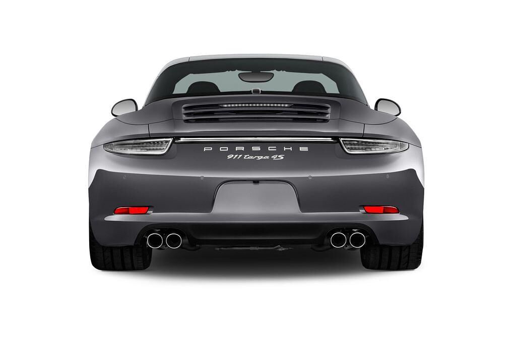Porsche 911 (Baujahr 2015) Targa 4S 2 Türen Heckansicht