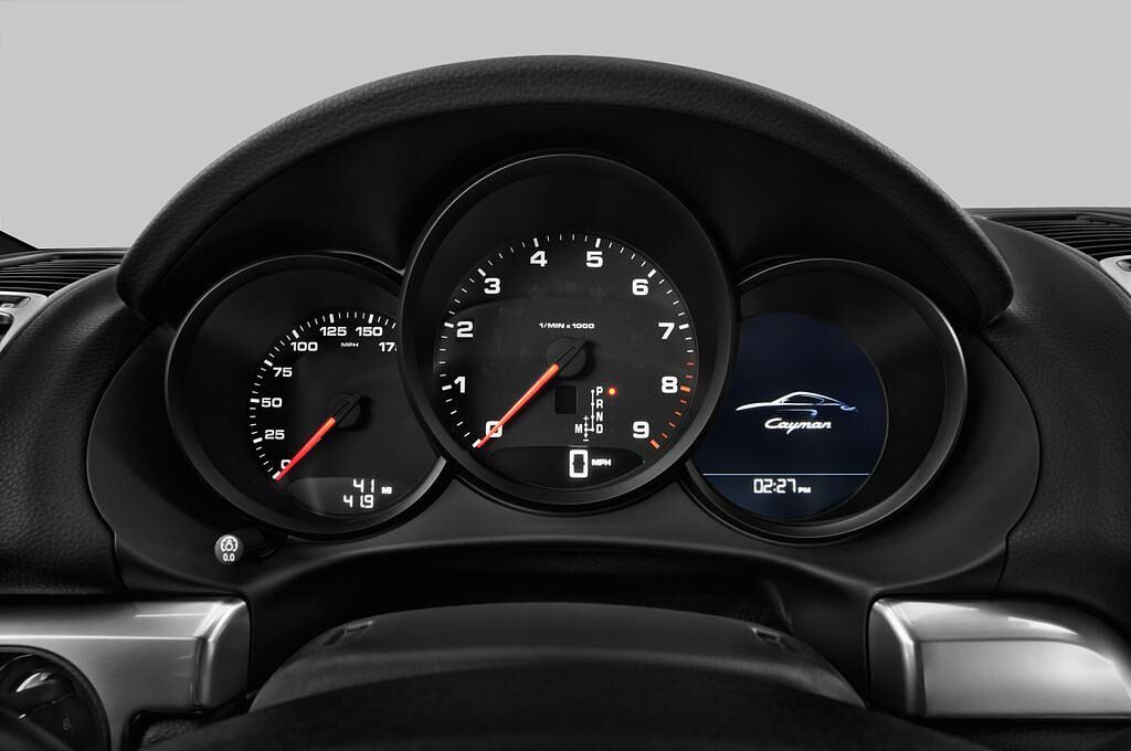 Porsche Cayman (Baujahr 2013) - 3 Türen Tacho und Fahrerinstrumente