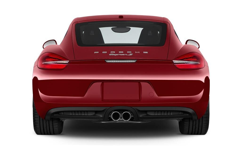 Porsche Cayman (Baujahr 2015) S 3 Türen Heckansicht