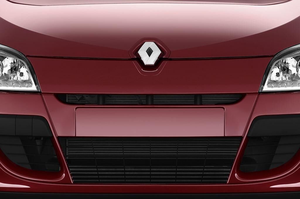 Renault Megane (Baujahr 2011) Dynamique 2 Türen Kühlergrill und Scheinwerfer