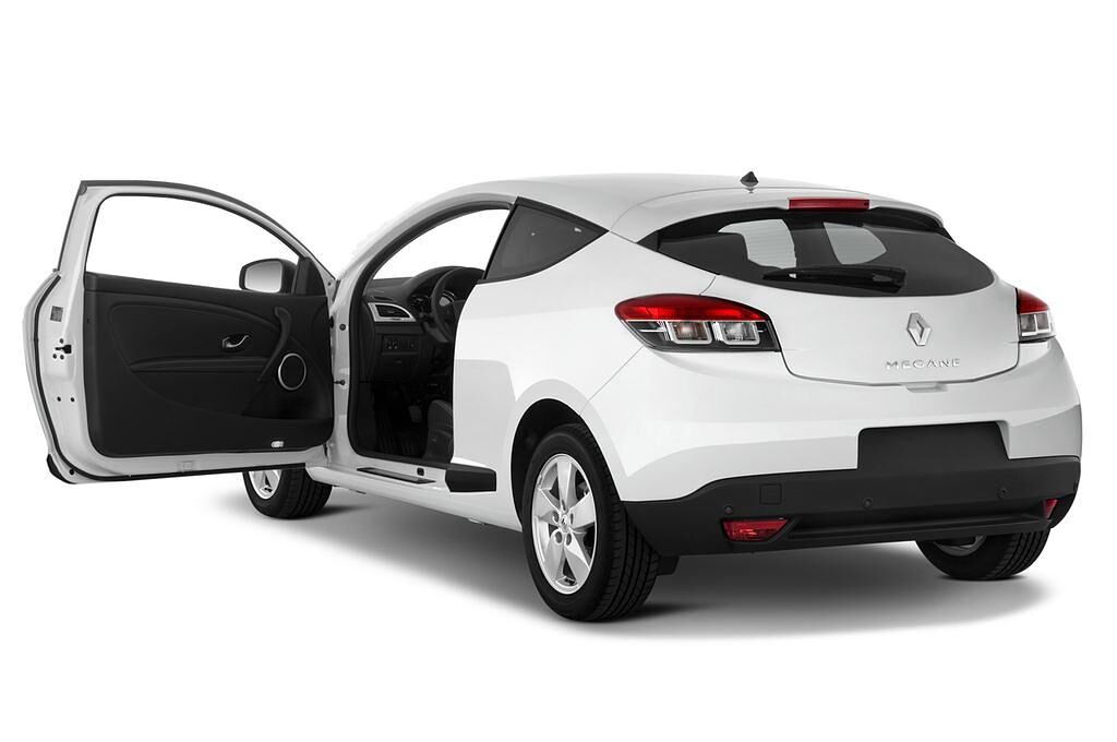 Renault Megane (Baujahr 2010) Coupe 3 Türen Tür geöffnet