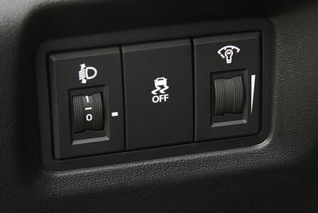 Einstellmöglichkeiten Fahrlicht und ESP