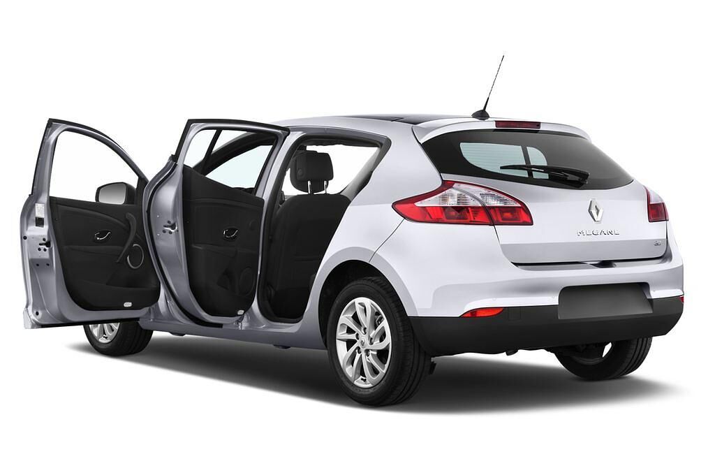 Renault Megane (Baujahr 2012) Dynamique 5 Türen Tür geöffnet