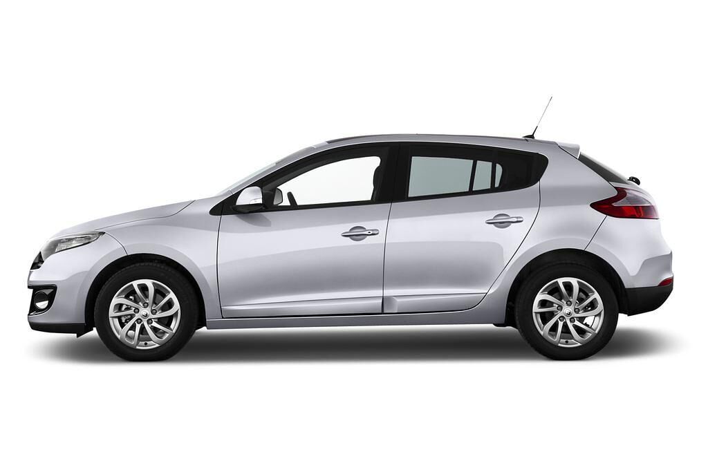 Renault Megane (Baujahr 2012) Dynamique 5 Türen Seitenansicht
