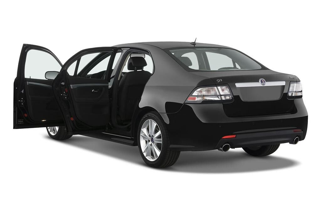 Saab 9-3 Sport Sedan (Baujahr 2010) Aero 4 Türen Tür geöffnet