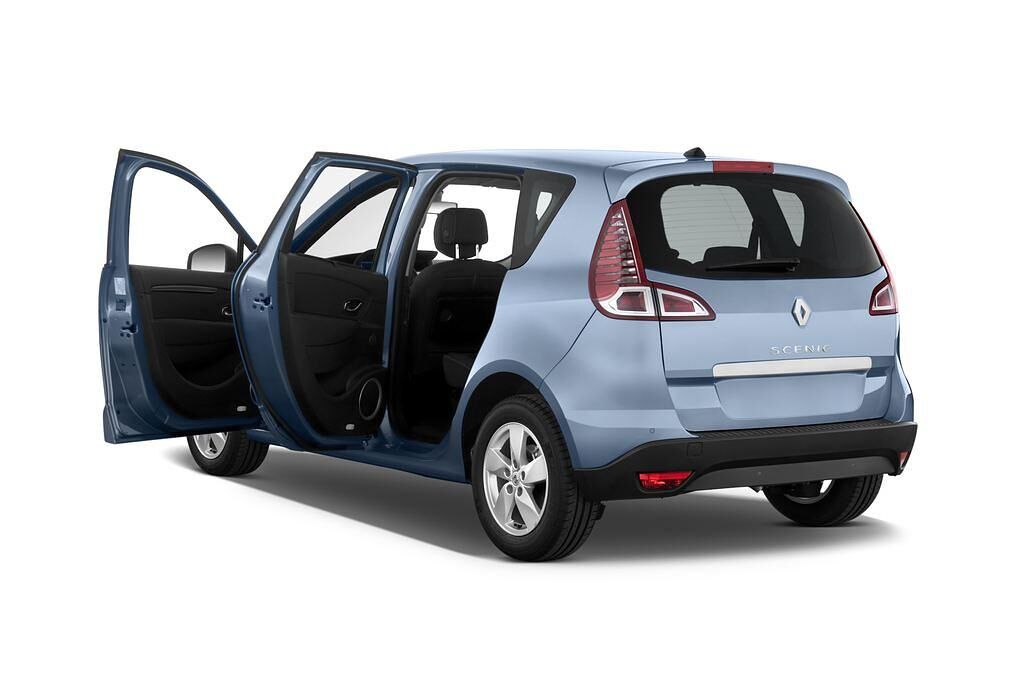 Renault Scenic (Baujahr 2010) Dynamique 5 Türen Tür geöffnet