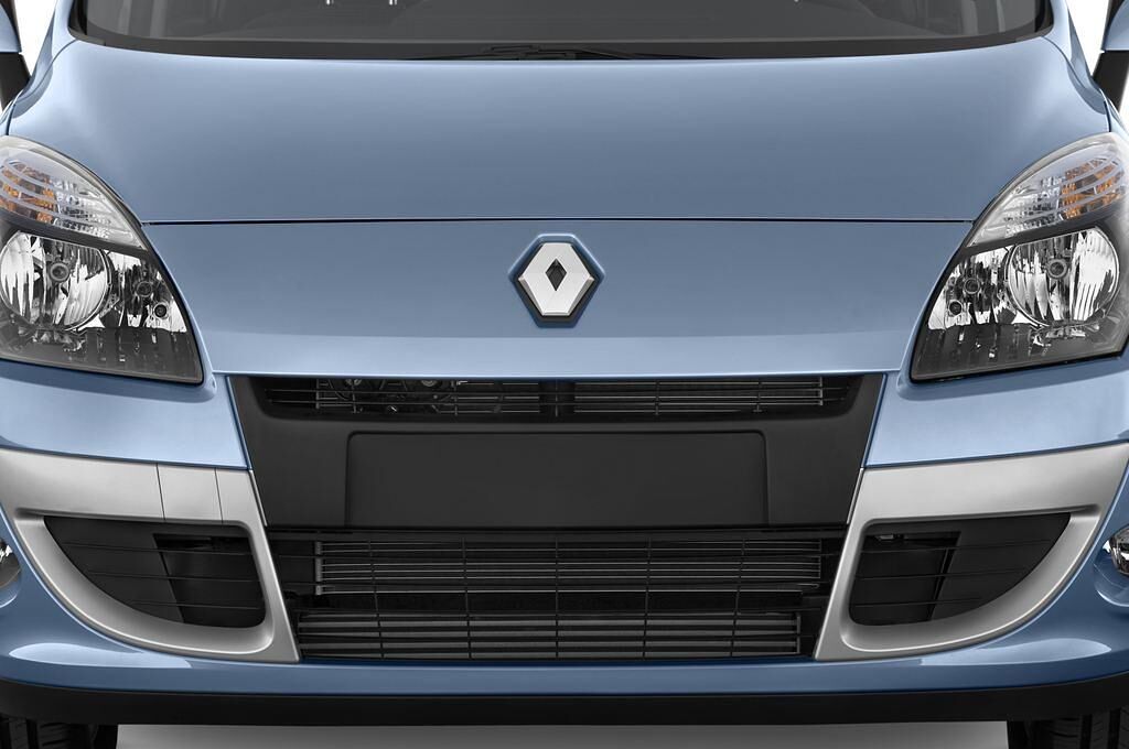 Renault Scenic (Baujahr 2010) Dynamique 5 Türen Kühlergrill und Scheinwerfer