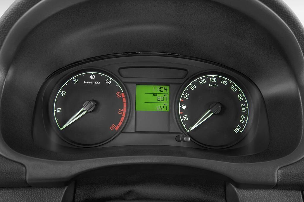 Skoda Fabia (Baujahr 2009) - 5 Türen Tacho und Fahrerinstrumente