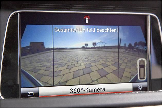 Die 360-Grad-Kamera ist Bestandteil des optionalen Park-Pakets