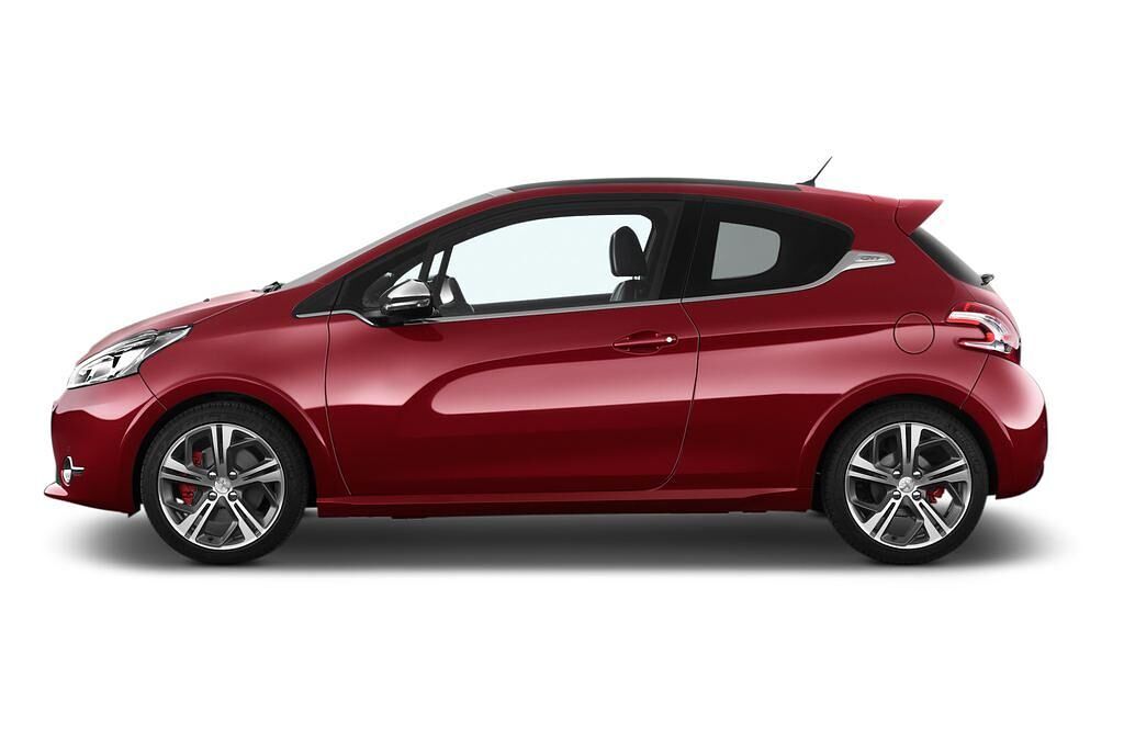 Peugeot 208 (Baujahr 2014) GTI 3 Türen Seitenansicht