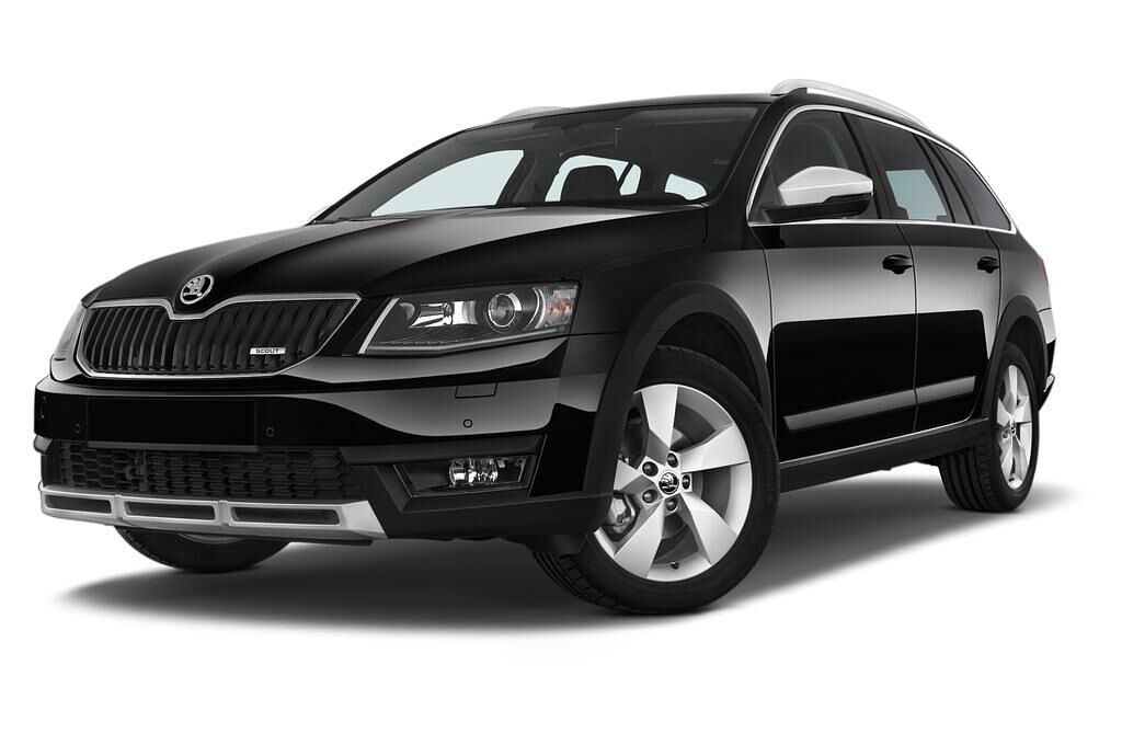 Skoda Octavia (Baujahr 2015) Scout 5 Türen seitlich vorne mit Felge