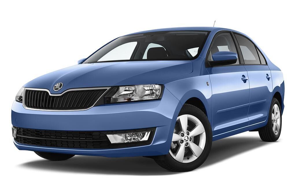 Skoda Rapid (Baujahr 2013) Elegance 5 Türen seitlich vorne mit Felge
