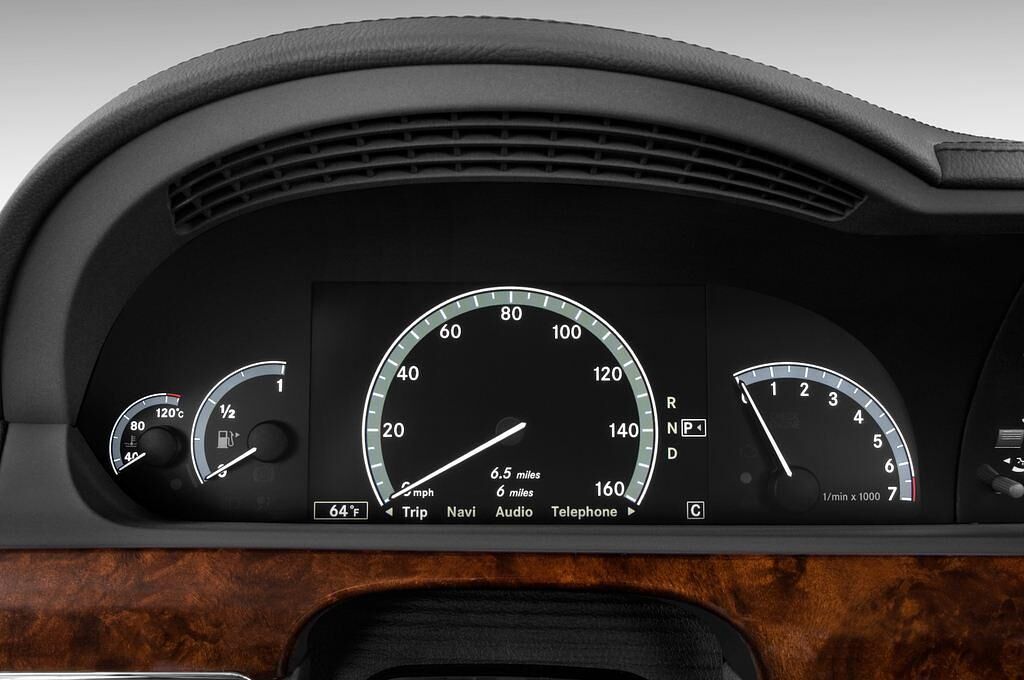 Mercedes S-Class (Baujahr 2011) Hybrid 4 Türen Tacho und Fahrerinstrumente