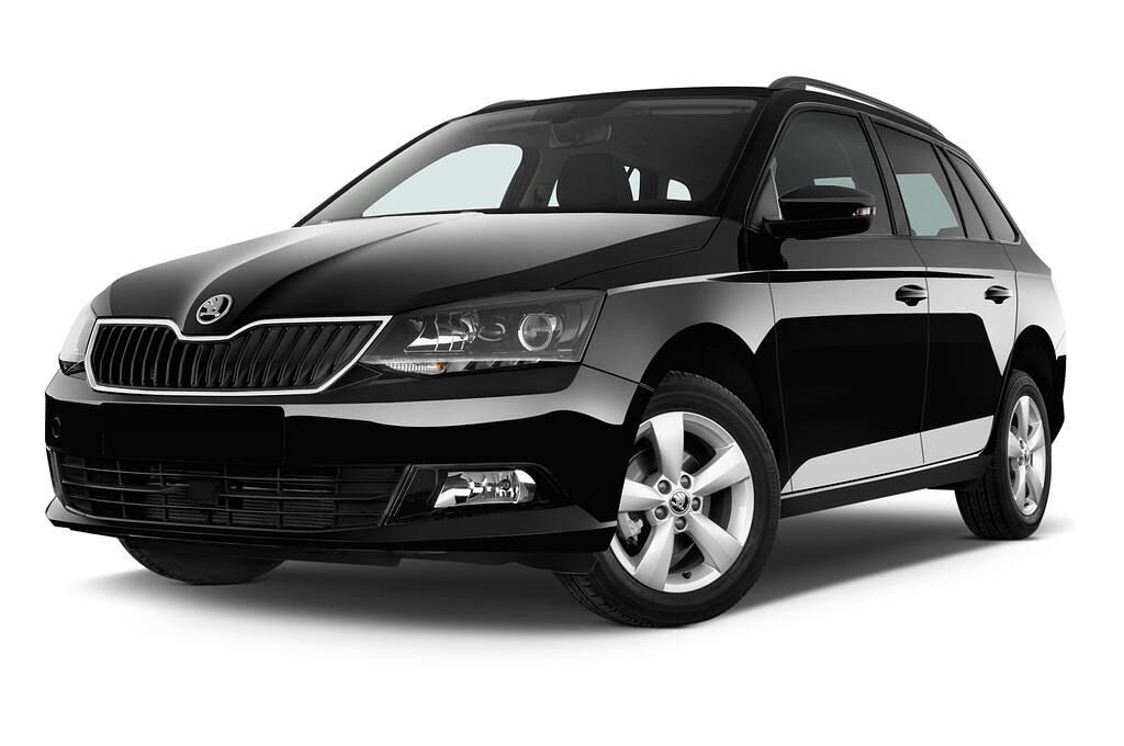 Skoda Fabia (Baujahr 2015) Ambition 5 Türen seitlich vorne mit Felge