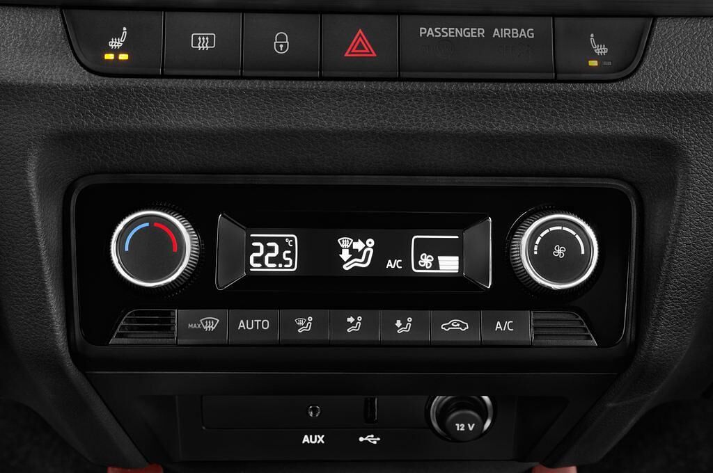 Skoda Fabia (Baujahr 2015) Ambition 5 Türen Temperatur und Klimaanlage