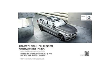 BMW mit neuer Kampagne für den 3er Gran Turismo
