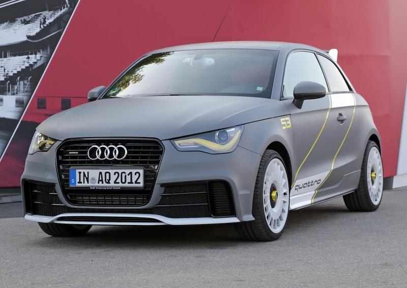 Beim Audi A1 fallen die weißen Felgen ins Auge