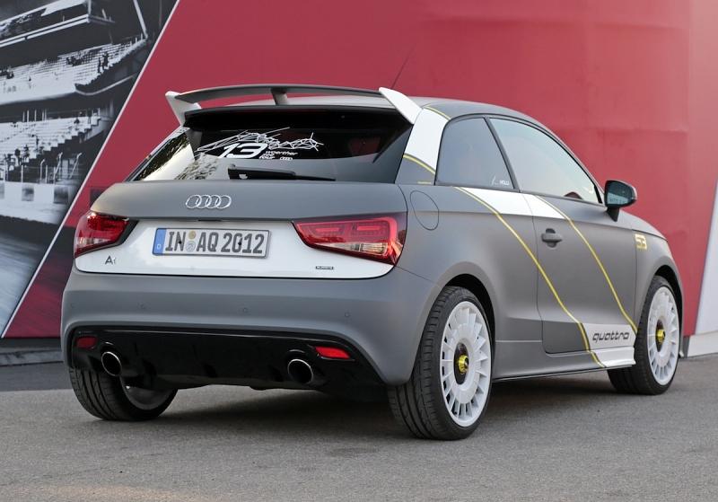 Die Grundfarbe des Audi A1 ist ein mattes Grau
