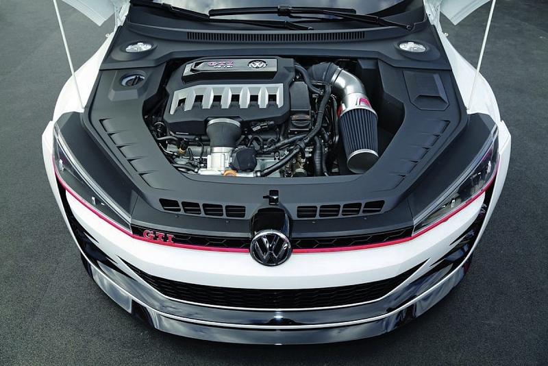 Der Motor des VW Design Vision GTI ist ein Konzern-Sechszylinder