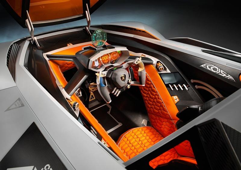 Der Arbeitspltz des Lamborghini Egoista-Piloten