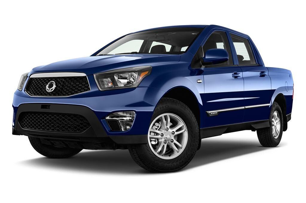 Ssangyong Actyon Sports (Baujahr 2012) Quartz 4 Türen seitlich vorne mit Felge
