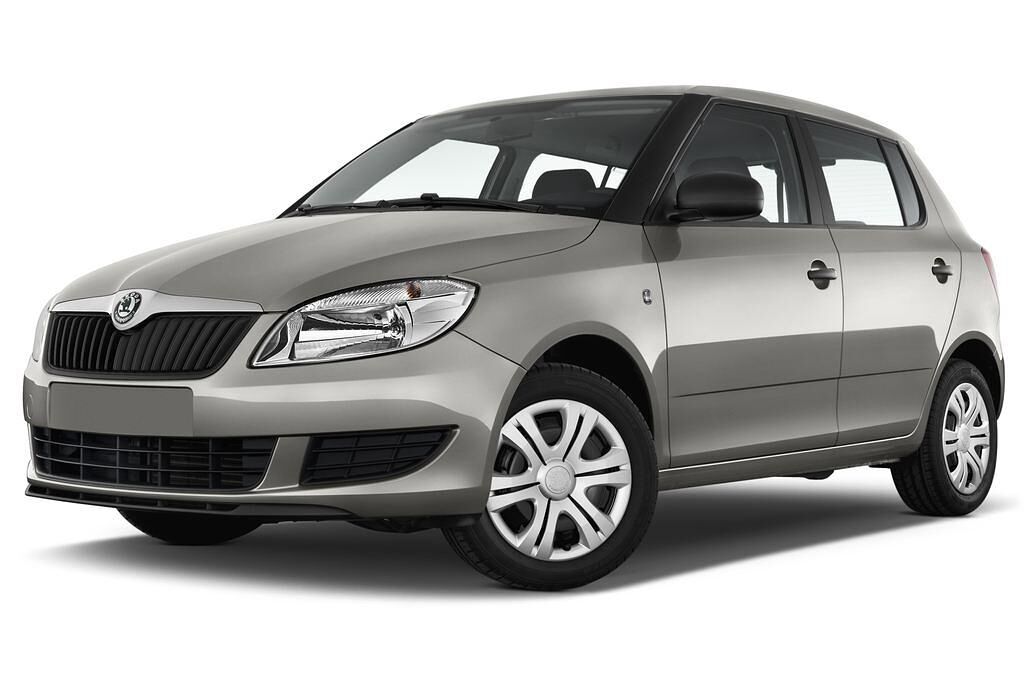 Skoda Fabia (Baujahr 2012) Classic 5 Türen seitlich vorne mit Felge