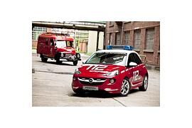 Feuerwehr-Voraushelfer Opel ADAM: Sicherheit bis ins kleinste Detail