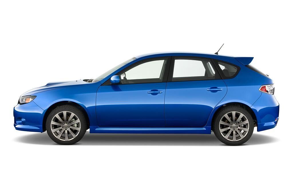 Subaru Impreza (Baujahr 2010) WRX STI 5 Türen Seitenansicht